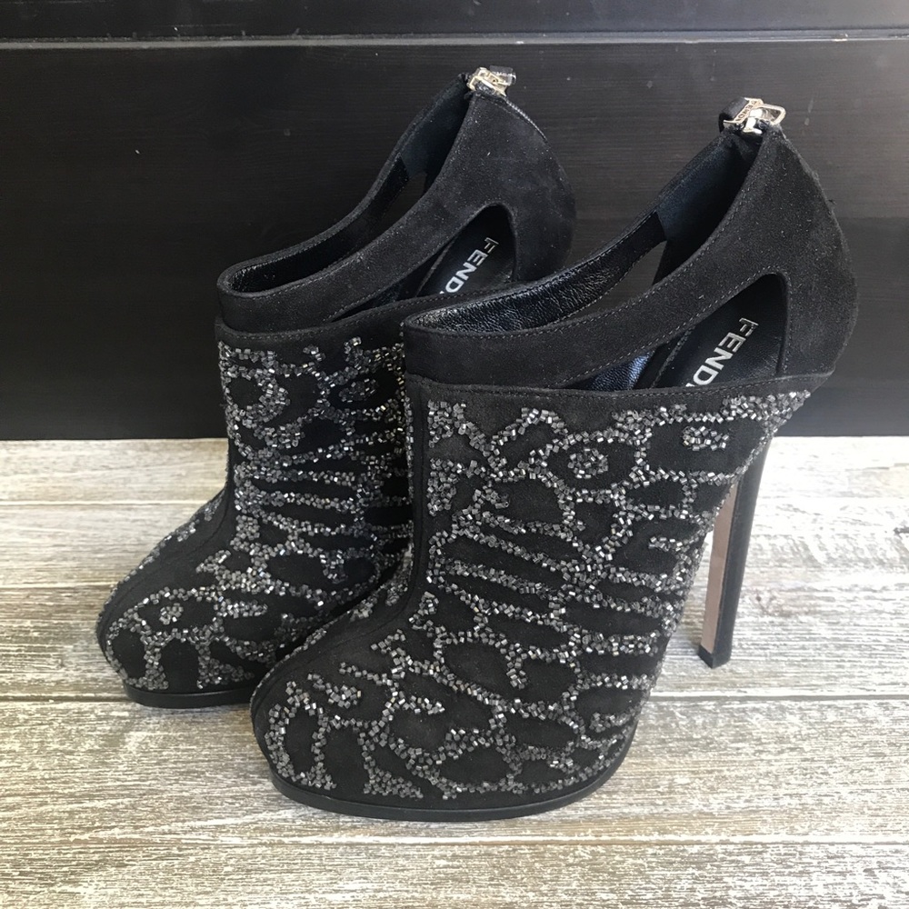 NWT Fendi Bootie Heels